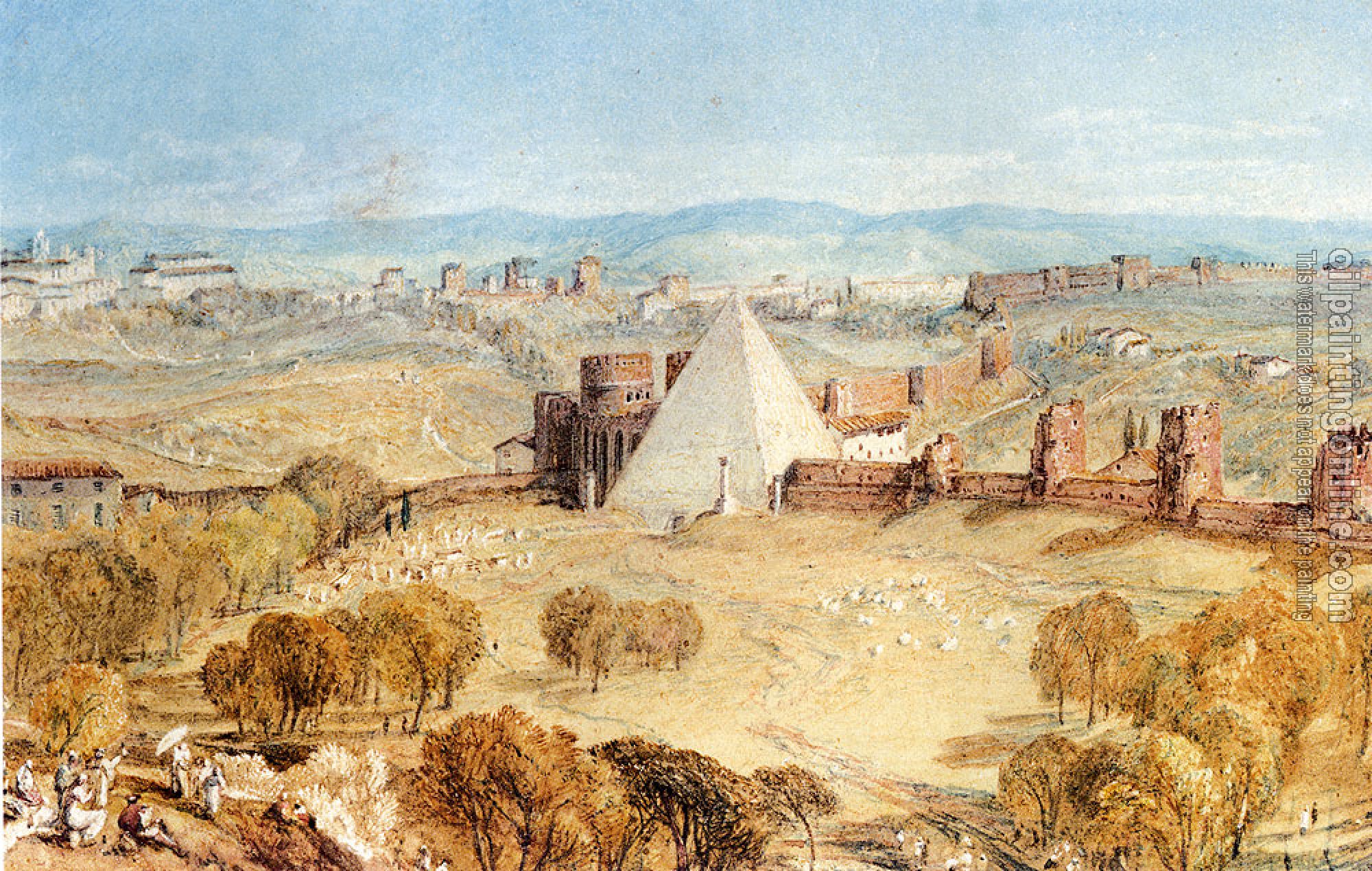 Turner, Joseph Mallord William - Rome From Monte Testaccio
